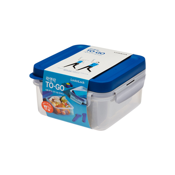 Hộp Cơm Locknlock Togo Lunch Box 1.2L - 2 Màu (Xanh Dương, Vàng) - HPL979, , large image number 2